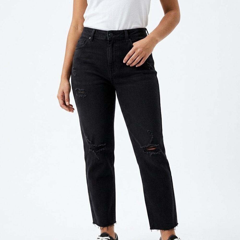 NWT PacSun MOM Jean Black Pants Women Size 32